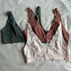 3-pack bralettes